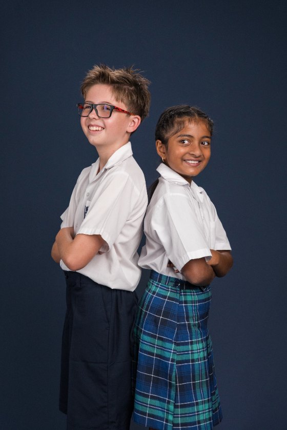 Senior Prep learners in Broadacres uniform